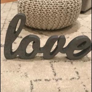 Love decor sign